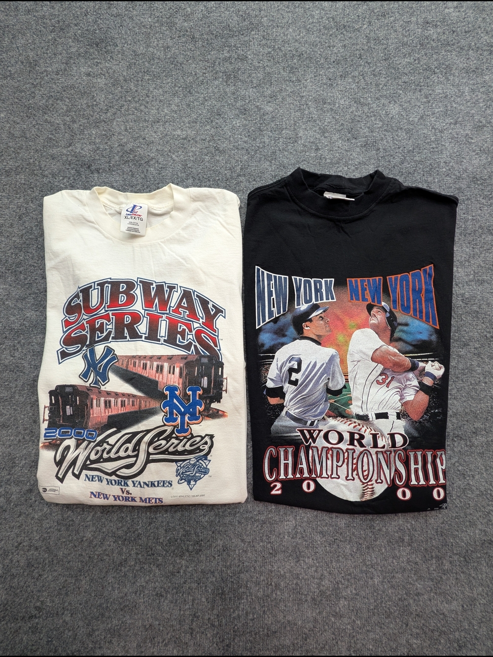 Yankees vs Mets Subway World Series XL T-shirt And Long Sleeve Y2K vintage